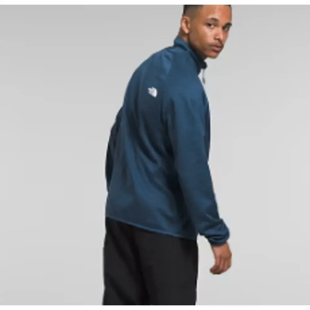North Face Mens Canyonlands ½-Zip Heathered Blue Sweatshirt Size M